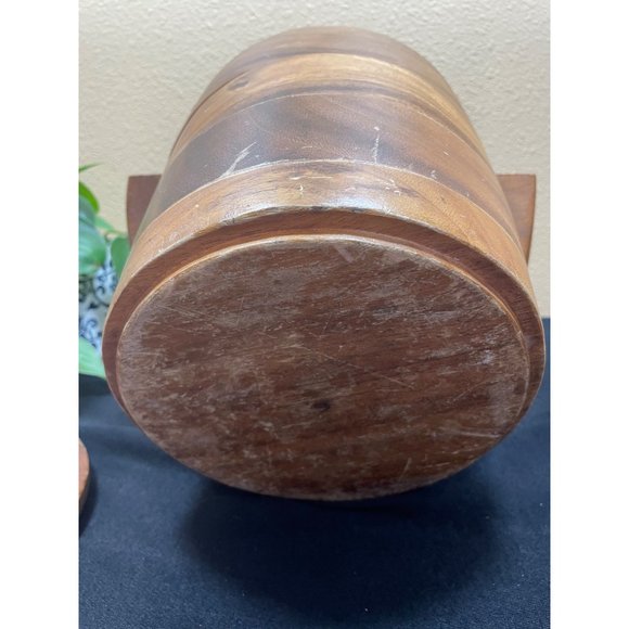 Vintage Mid Century Modern  Ice Bucket With Lid And Handle - Picture 6 of 7